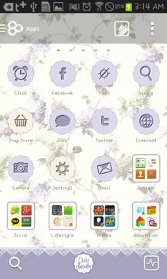 Daydream3 Go Launcher EX android App screenshot 2